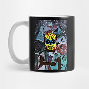 Mysterious FemaleMask NFT with PixelEye Color and DarkItem Mug